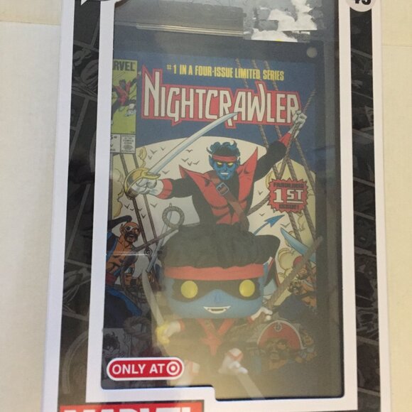 NEW Marvel Nightcrawler Figure Funko Pop Comic Cover Figure #49 - Picture 8 of 8